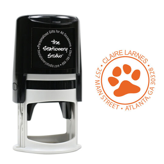 Puppy Paw Print Self Inking Stamper